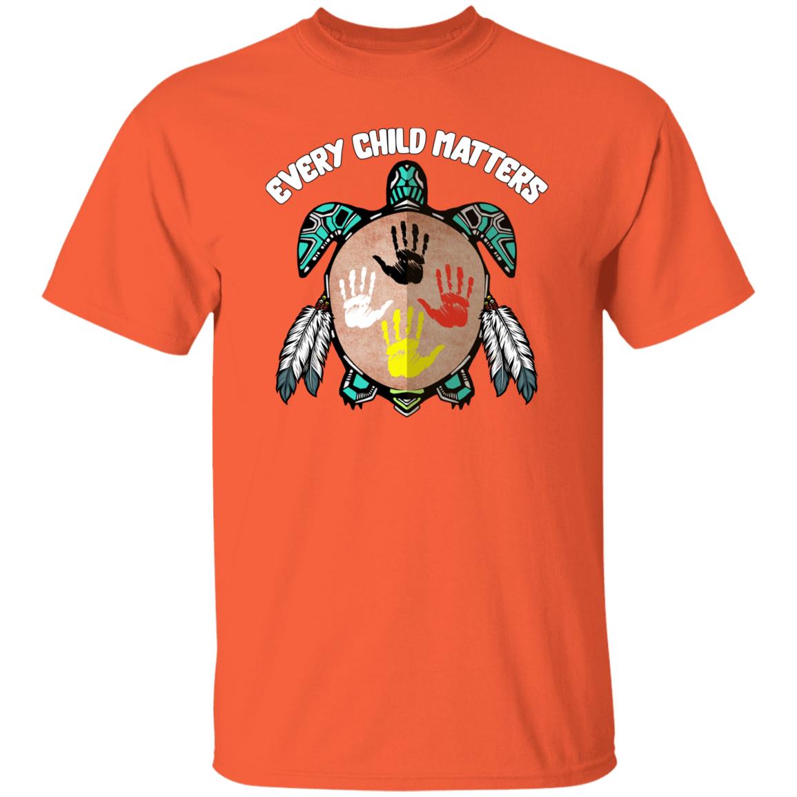 Turtle Hand Every Child Matters Shirt