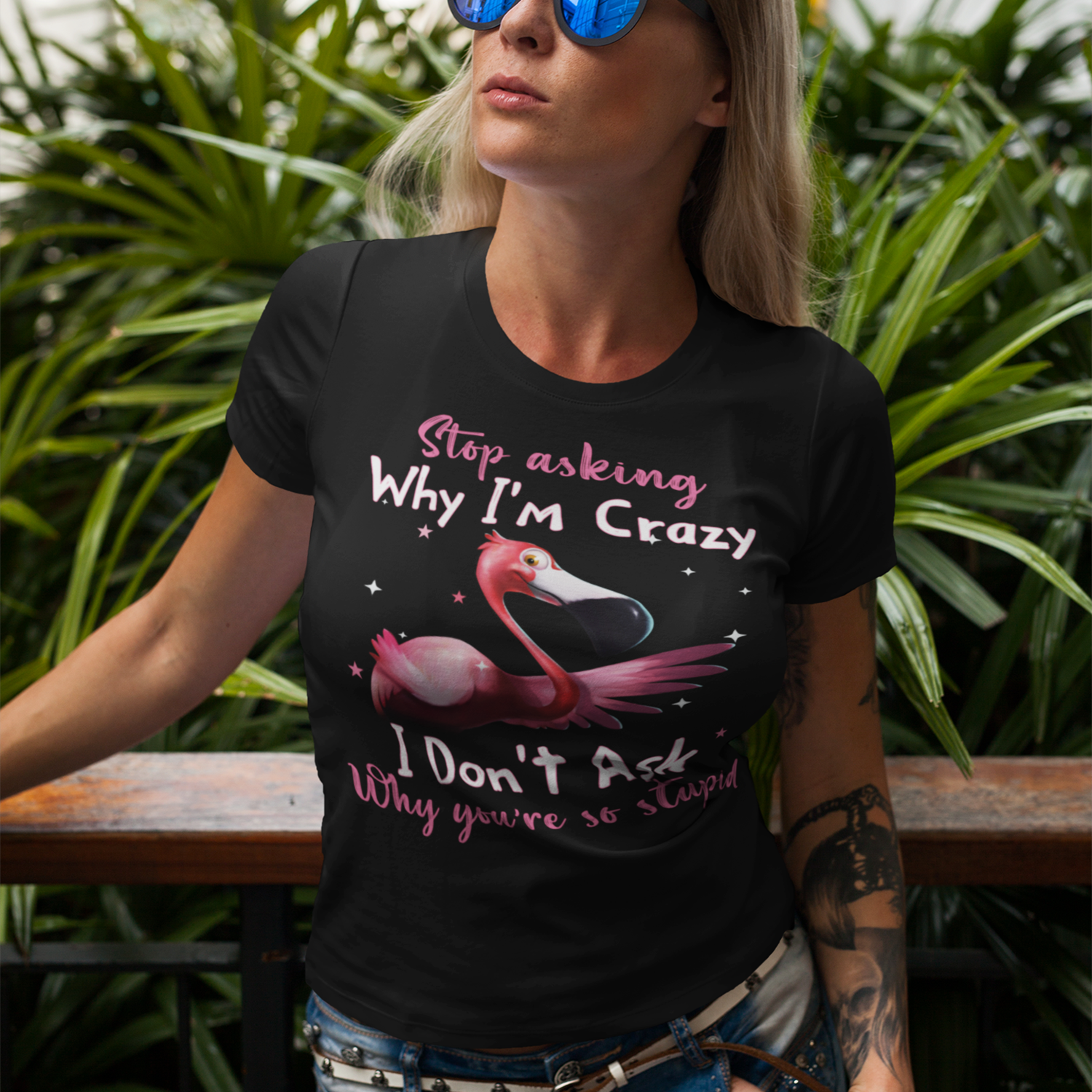 Funny store flamingo shirts