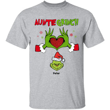 Mama Grinch Christmas Personalized Shirt Gift For Family - Christmas Green Monster Family Shirt, Christmas Gifts