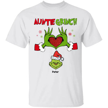 Mama Grinch Christmas Personalized Shirt Gift For Family - Christmas Green Monster Family Shirt, Christmas Gifts