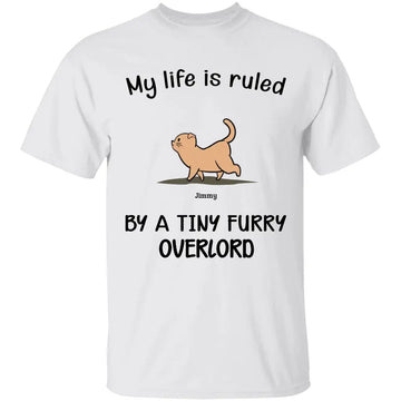 My Life Is Ruled By Cats Personalized Custom Unisex T-shirt, Hoodie, Sweatshirt - Gift For Cat, Gift For Pet Owners, Pet Lovers