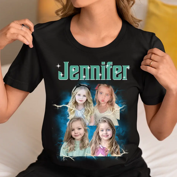 Personalized Your Own Bootleg Shirt - Custom Name and Photo Vintage 90s Shirt - Custom Bootleg Rap Tee - Custom Photo Vintage Shirt - Custom Bootleg Tee