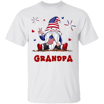 Happy Holidays - Family Personalized Custom Shirt - 4th Of July, Birthday Gift For Grandma, Mom