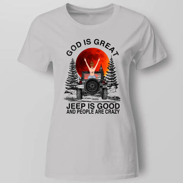 God is Great Jeep is Good Personalized Shirt Gift For Jeep Car Lovers - Jeep Girl Shirts, Hoodie