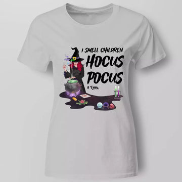 I Smell Children Hocus Pocus Halloween Personalized Shirt, Gifts For Witchy Teacher