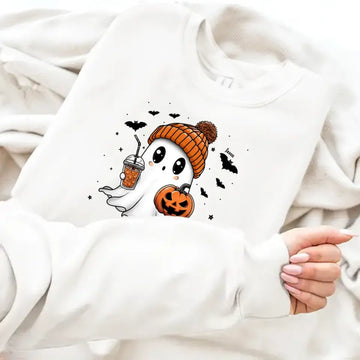 Fall Season Halloween Grandma Boo Personalized Shirt, Halloween Gift For Grandma