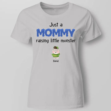 Just A Mama Raising Little Monsters Personalized Shirt, Gift For Mom