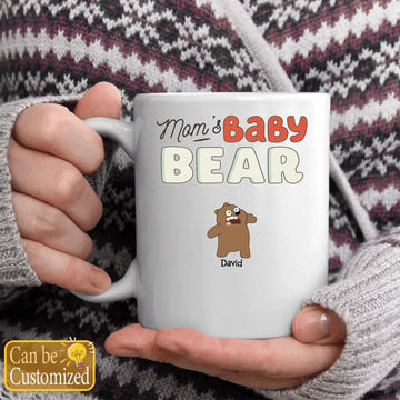 Mom’s Baby Bears, Personalized Mug, Gift For Mom, Grandma