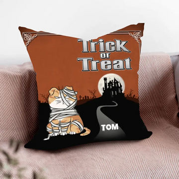 You Better Know Who Rule The House, Cat Personalized Custom Pillow, Halloween Gift For Cat Owners, Cat Lovers