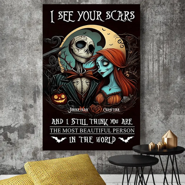 I See Your Scars, Personalized Nightmare Canvas And Poster