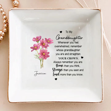 Remember Whose Granddaughter You Are Personalized Custom Jewelry, Gift for Granddaughter