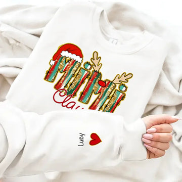 Love Grandmalife Chirtsmas Personalized Sweatshirt, Hoodie For Grandma Nana Mimi - Custom Kid Names - Family Best Gifts For Xmas