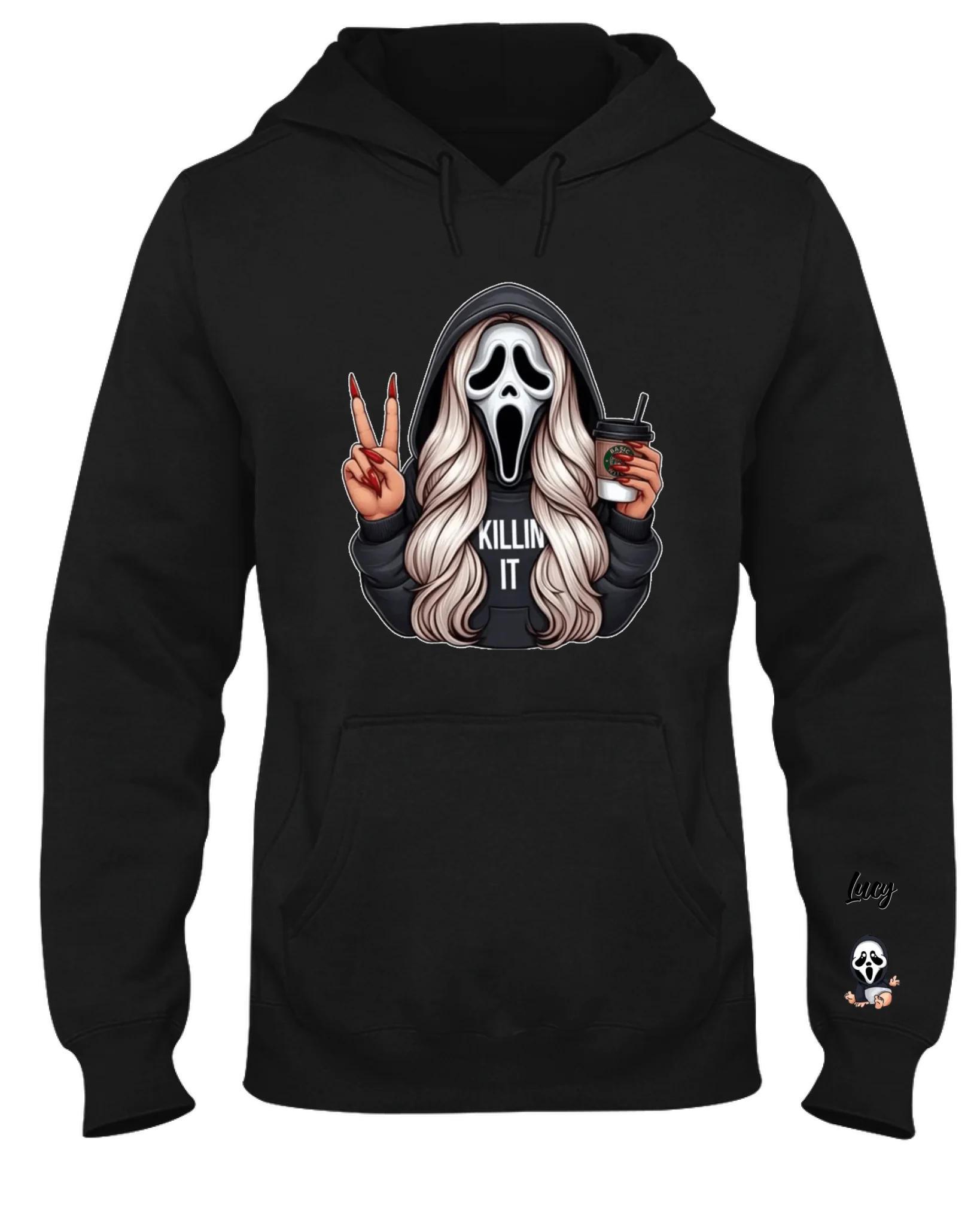 Unisex Standard Hoodie with Sleeve Print