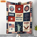 250th Anniversary - Personalized Patriot Blanket