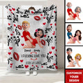 I Love You - Personalized Couple Blanket