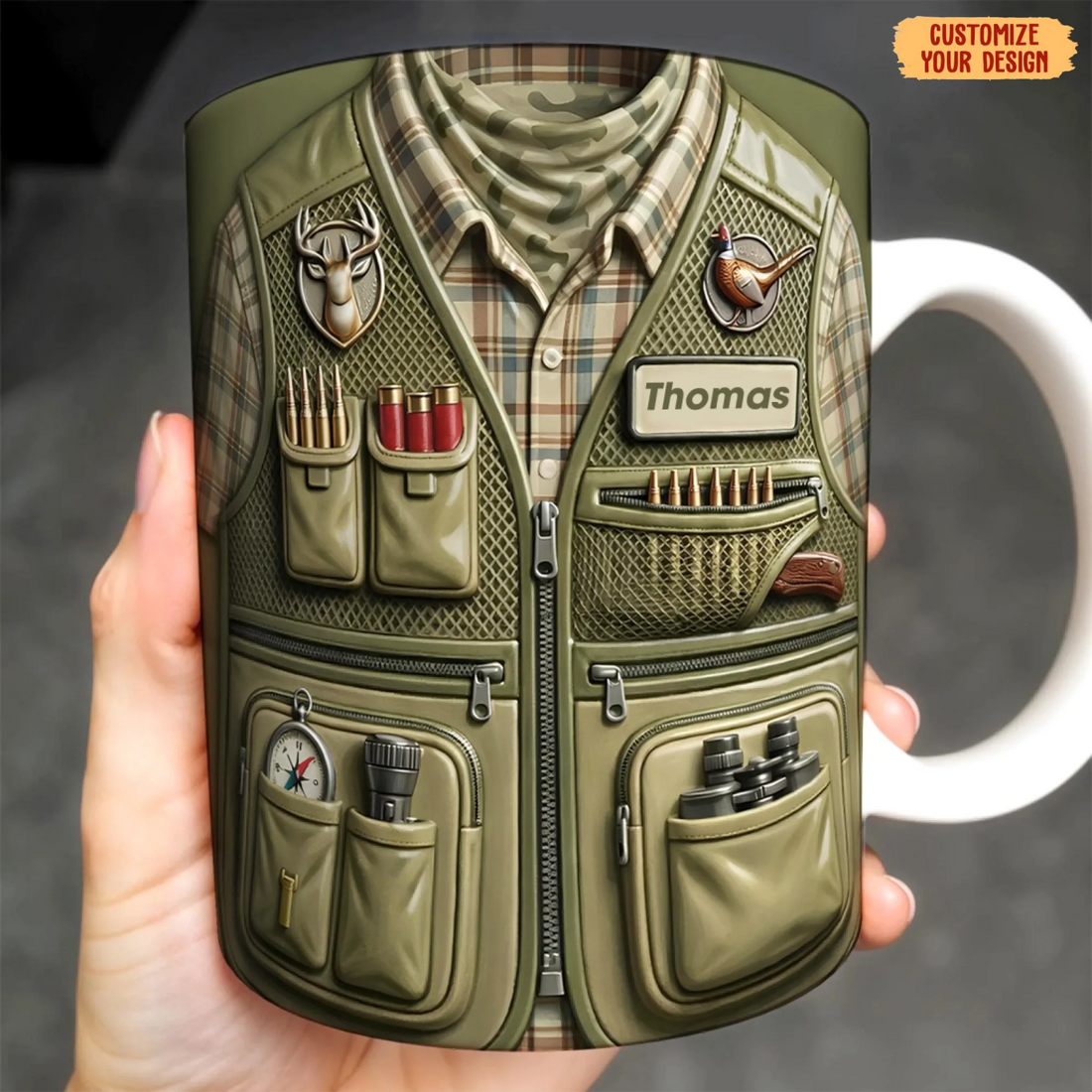 Ready For The Hunt, Personalized Coffee Mug, Gift For Hunters mugs