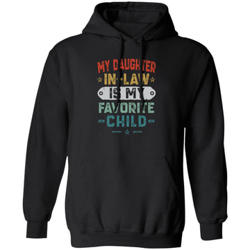 My Daughter In Law Is My Favorite Child Funny Family Humor Retro T-Shirt
