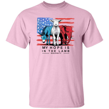 My Hope is in the Lamb Jesus, Christian Shirt