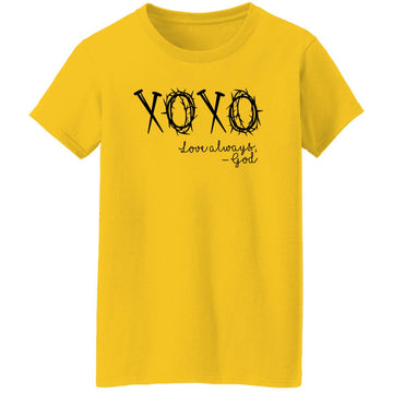 XOXO Love Always God Shirt, Christian Gift Shirt, Faith Shirt For Her