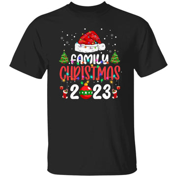 Christmas 2023 Family Matching Outfits Team Santa Elf Squad Shirt Gildan Ultra Cotton T-Shirt