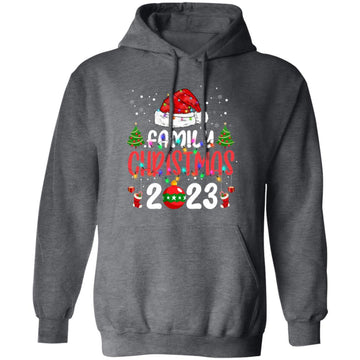 Christmas 2023 Family Matching Outfits Team Santa Elf Squad Shirt Unisex Pullover Hoodie