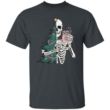Sorta Merry Sorta Scary Tee - Christmas Shirts Gildan Ultra Cotton T-Shirt