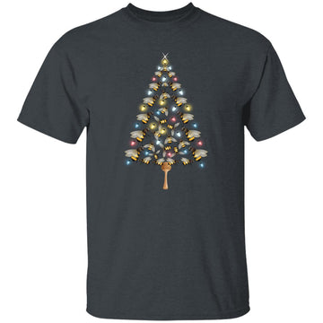 Bees Tree Christmas Sweater Xmas For Bees Lover Shirt Gildan Ultra Cotton T-Shirt