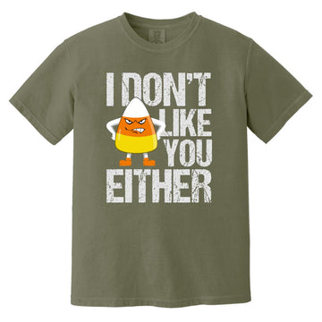 I Don't Like You Either Funny Shirt - Comfort Colors Heavyweight T-Shirt