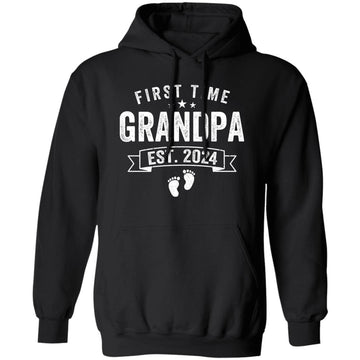 First Time Grandpa 2024 For Grandfather To Be Shirt