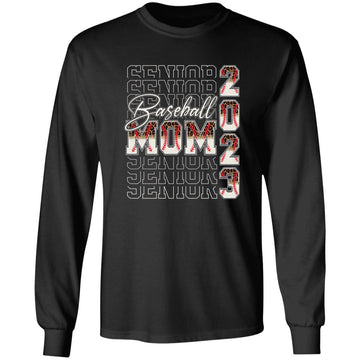 Senior Mom Class Of 2023 Baseball Graduation Mama 2023 Grad Shirt