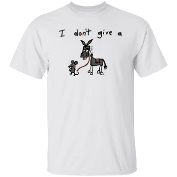 I Don't Give A Rat's Donkey Walking Jackass Donkey Gift Funny Shirt