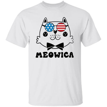 Meowica Shirt, Funny Cat Fourth of July Shirts, Meowica, Merica Shirt, American flag Shirt, 4th of July Shirts, 4th Of July Fireworks Shirt