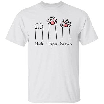 Rock Paper Scissors Cat Paws Shirt