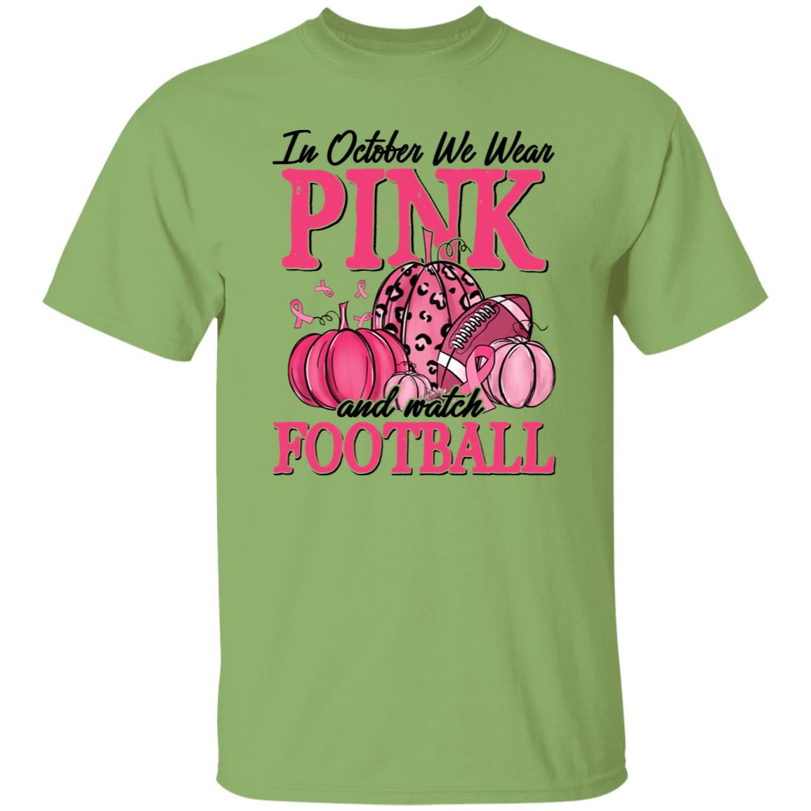 Pumpkin Dallas Cowboys In October We Wear Pink Breast Cancer Awareness T- Shirt - TeeNavi