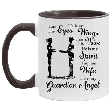 I Am His Eyes He Is My Wings I Am His Voice He Is My Spirit Mug, Coffee Mugs