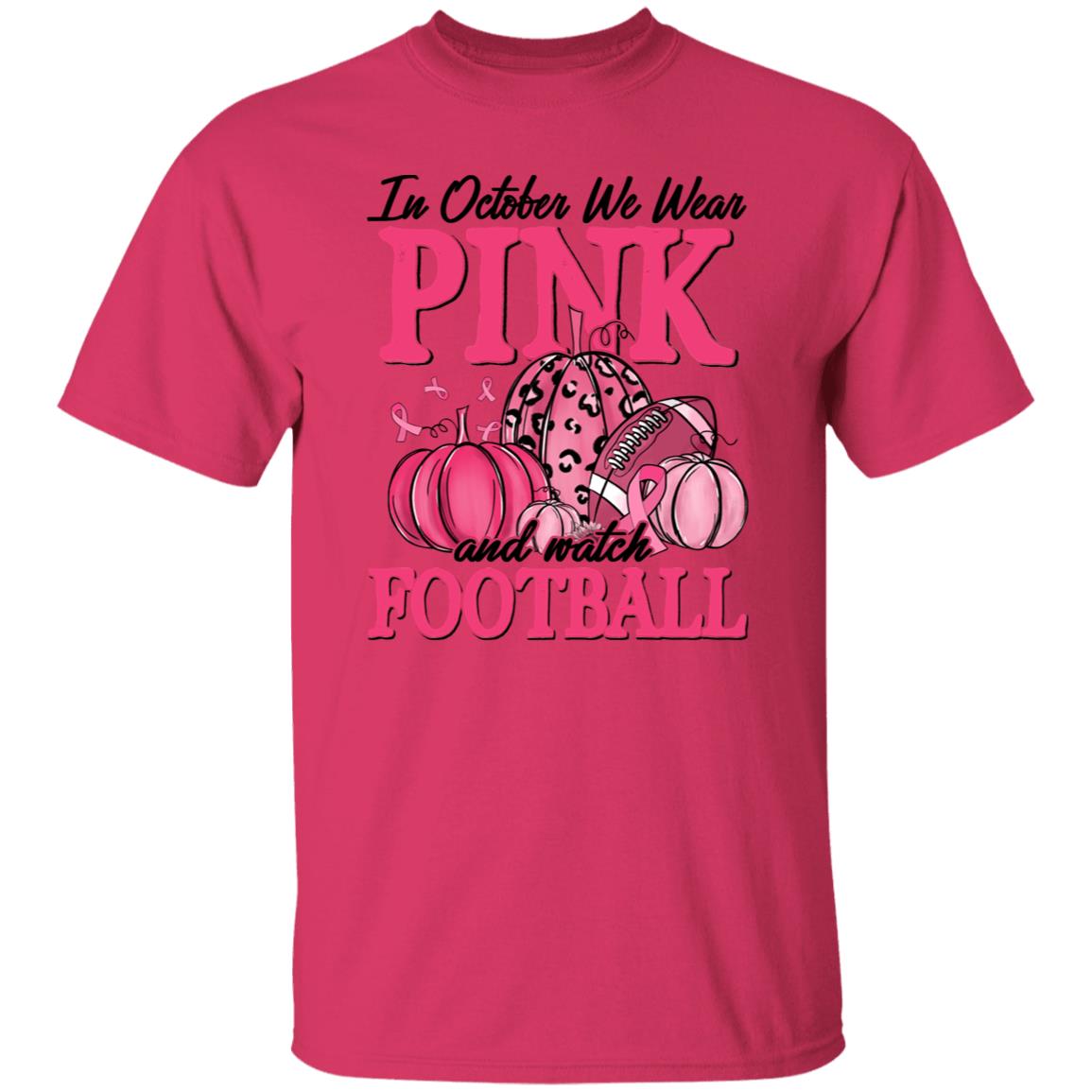 Pumpkin Dallas Cowboys In October We Wear Pink Breast Cancer Awareness  T-Shirt - TeeNavi