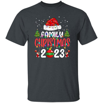 Christmas 2023 Family Matching Outfits Team Santa Elf Squad Shirt Gildan Ultra Cotton T-Shirt