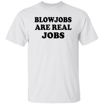 Blowjobs are real Jobs Shirt, Women's Crop T-Shirt