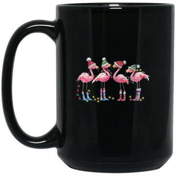 Flamingo Christmas Mug, Flamingo Merry Christmas Coffee Mugs, Flamingo Lover Gift, Funny Flamingo Cup