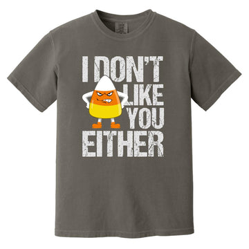 I Don't Like You Either Funny Shirt - Comfort Colors Heavyweight T-Shirt