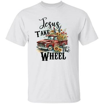 Jesus take the Wheel Shirt, Christian Vintage Truck Graphic Shirts