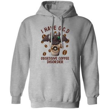 I Have OCD Obsessive Coffee Disorder Funny Dragon Shirt