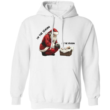 Santa I'm The Season Child I'm The Reason Christmas Shirt, Sweatshirt, Hoodie