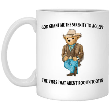 God Grant Me The Serenity To Accept Serenity Bear Gift Mug