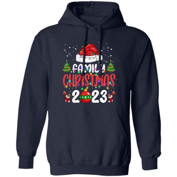 Christmas 2023 Family Matching Outfits Team Santa Elf Squad Shirt Unisex Pullover Hoodie