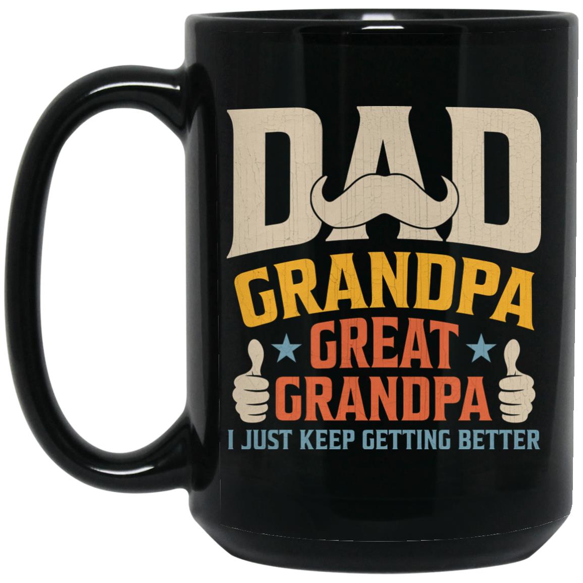 Fathers Day Gift From Grandkids Dad Grandpa Great Grandpa Gift Mug