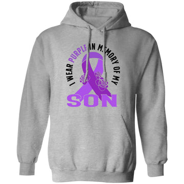 I Wear Purple In Memory Of My Son Shirt