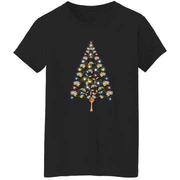 Bees Tree Christmas Sweater Xmas For Bees Lover Shirt Women's T-Shirt