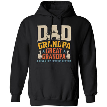 Fathers Day Gift From Grandkids Dad Grandpa Great Grandpa Shirt