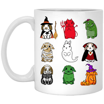 Cute Bunny Halloween Mug, Coffee Mugs